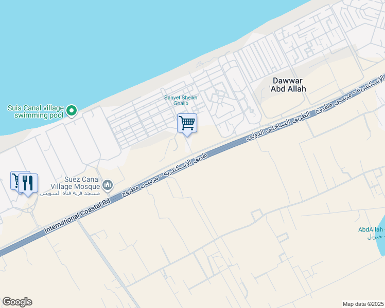 map of restaurants, bars, coffee shops, grocery stores, and more near Nice Resort Road in North Coast