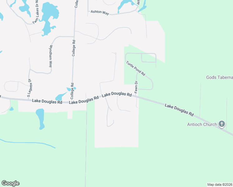 map of restaurants, bars, coffee shops, grocery stores, and more near 2532 Lake Douglas Road in Bainbridge