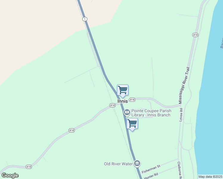 map of restaurants, bars, coffee shops, grocery stores, and more near in Innis