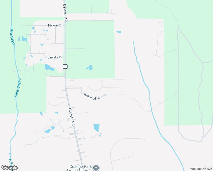 map of restaurants, bars, coffee shops, grocery stores, and more near 3378 Hardwood Drive in Saraland