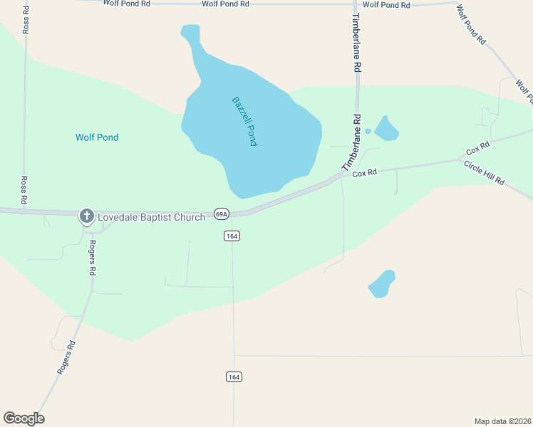 map of restaurants, bars, coffee shops, grocery stores, and more near 6731 Lovedale Road in Bascom