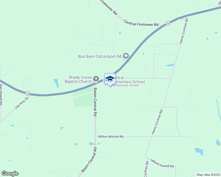 map of restaurants, bars, coffee shops, grocery stores, and more near 14159 Mississippi 26 in Lucedale