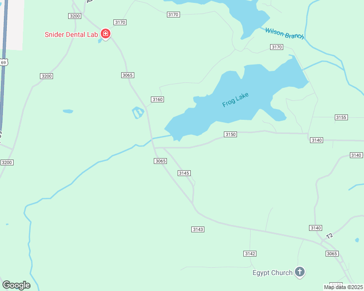 map of restaurants, bars, coffee shops, grocery stores, and more near 265 County Road 3150 in Colmesneil