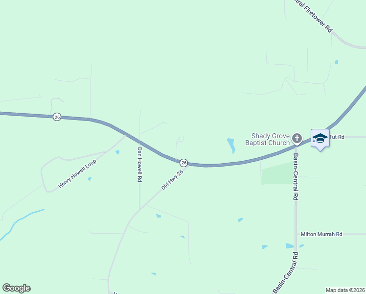 map of restaurants, bars, coffee shops, grocery stores, and more near 199 Joe Howell Drive in Lucedale