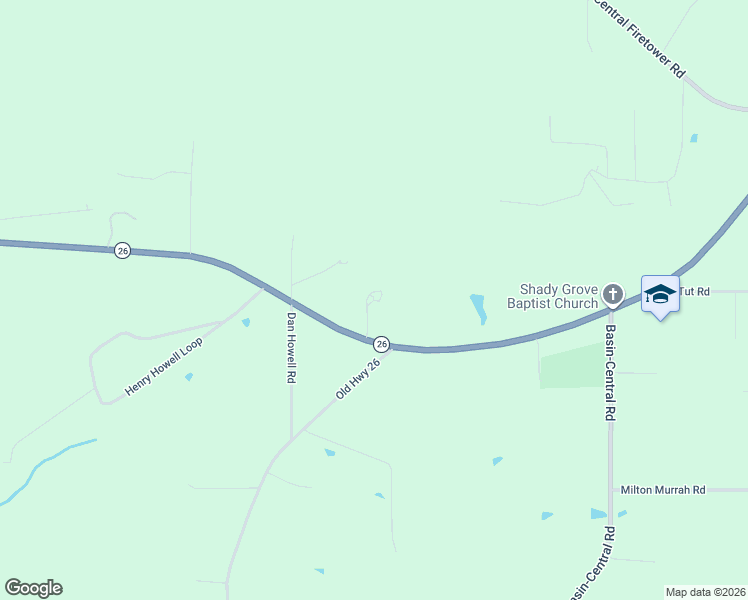 map of restaurants, bars, coffee shops, grocery stores, and more near 199 Joe Howell Drive in Lucedale