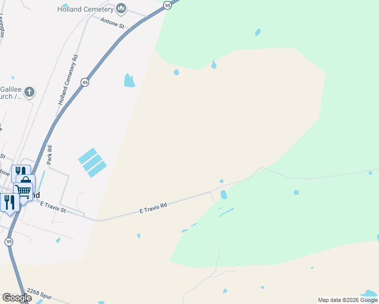 map of restaurants, bars, coffee shops, grocery stores, and more near in Holland