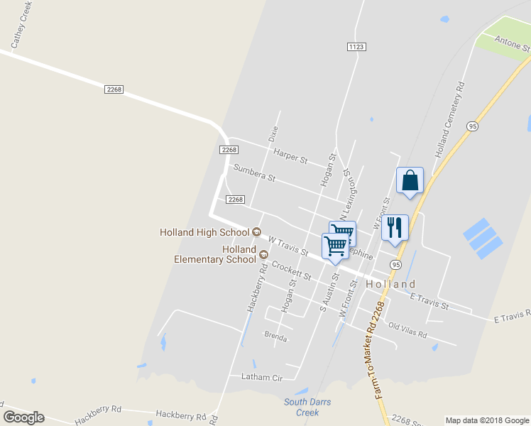 map of restaurants, bars, coffee shops, grocery stores, and more near 604 Josephine in Holland