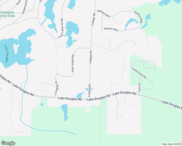 map of restaurants, bars, coffee shops, grocery stores, and more near 1417 College Road in Bainbridge