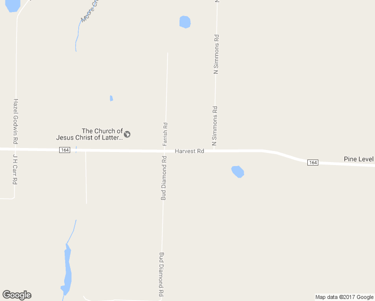 map of restaurants, bars, coffee shops, grocery stores, and more near 2552 Harvest Road in Jay