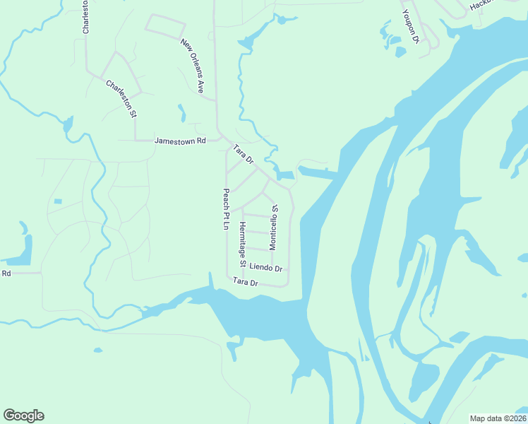 map of restaurants, bars, coffee shops, grocery stores, and more near 13728-13738 Thornton St in Trinity