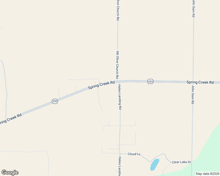map of restaurants, bars, coffee shops, grocery stores, and more near 2269 Spring Creek Road in Bainbridge