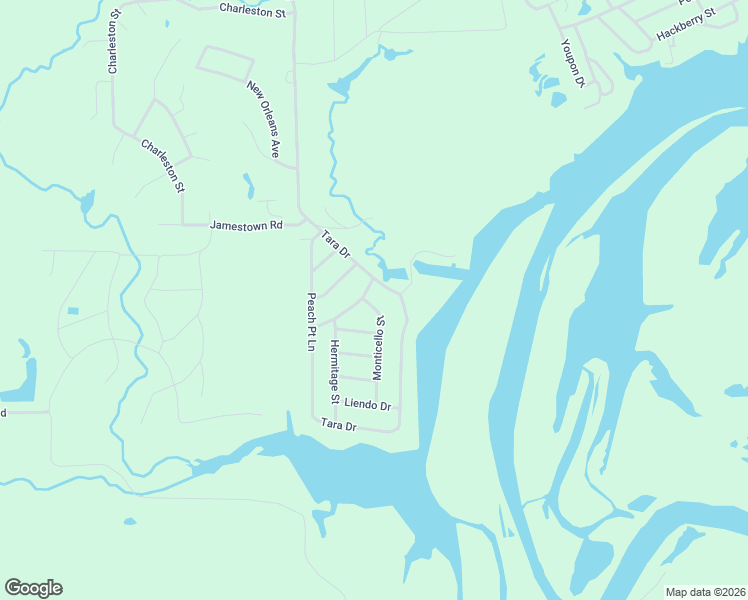 map of restaurants, bars, coffee shops, grocery stores, and more near 119 Monticello Street in Trinity