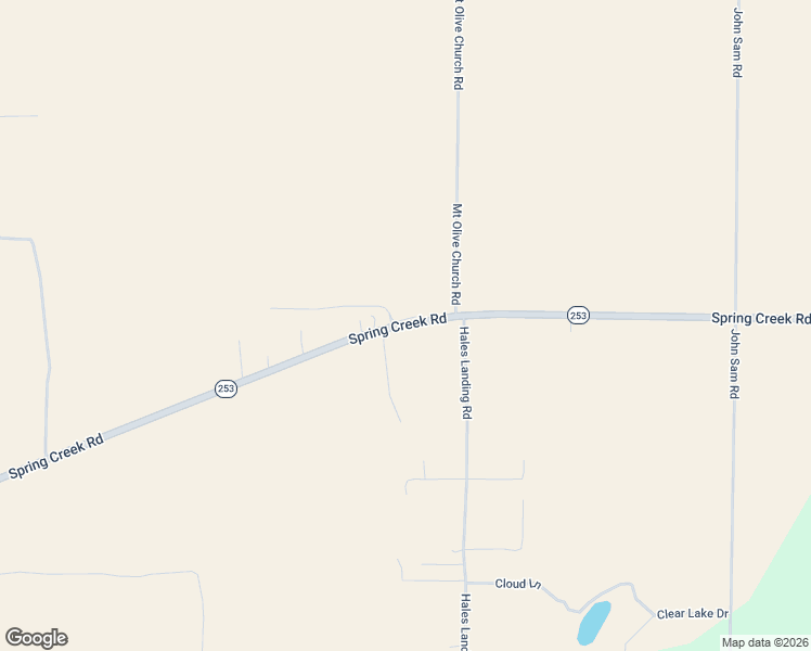 map of restaurants, bars, coffee shops, grocery stores, and more near 2269 Spring Creek Road in Bainbridge