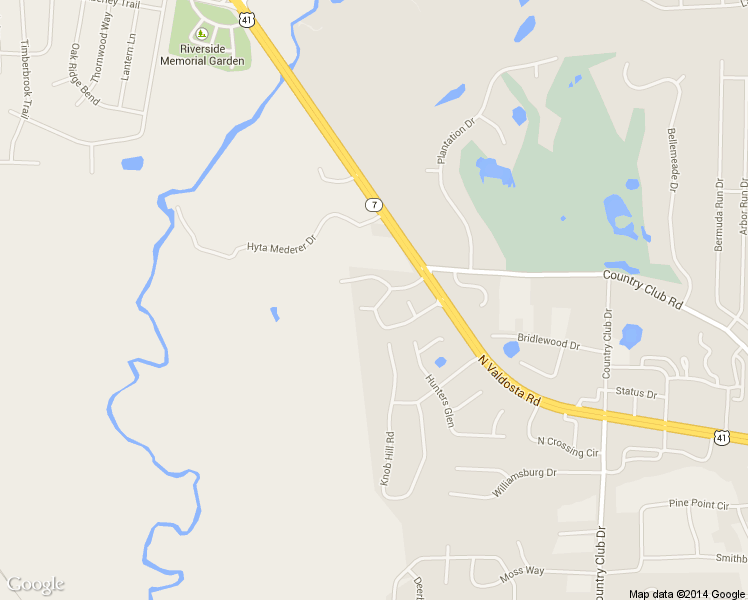 map of restaurants, bars, coffee shops, grocery stores, and more near 3715 North Valdosta Road in Valdosta