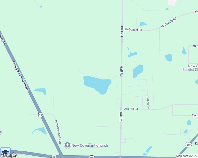 map of restaurants, bars, coffee shops, grocery stores, and more near 219 Palm Island Drive in Thomasville