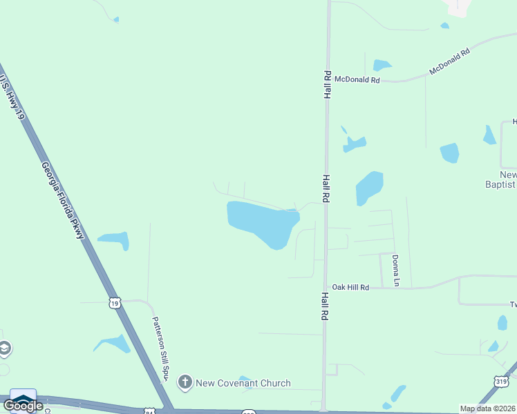 map of restaurants, bars, coffee shops, grocery stores, and more near 219 Palm Island Drive in Thomasville