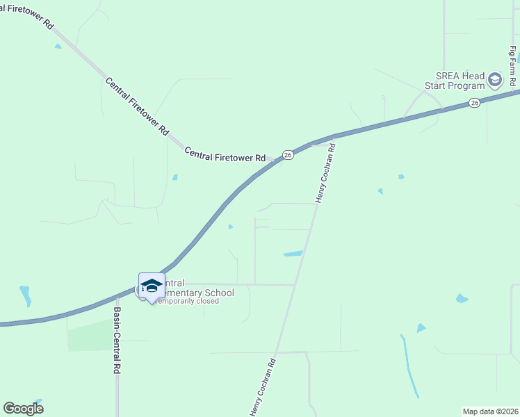 map of restaurants, bars, coffee shops, grocery stores, and more near 134 Scott Eubanks Rd in Lucedale