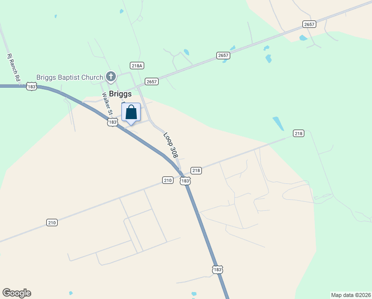 map of restaurants, bars, coffee shops, grocery stores, and more near State Spur 308 in Florence