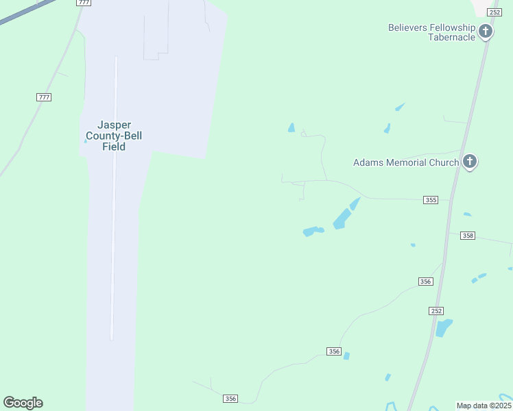 map of restaurants, bars, coffee shops, grocery stores, and more near 726 County Road 355 in Jasper