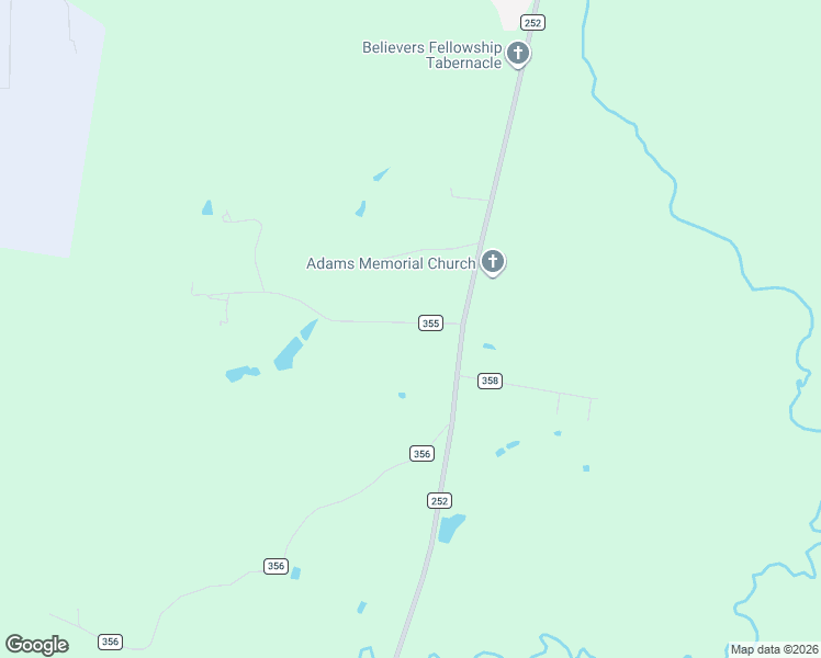 map of restaurants, bars, coffee shops, grocery stores, and more near 149 County Road 355 in Jasper