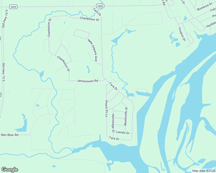 map of restaurants, bars, coffee shops, grocery stores, and more near 151 Peach Point Drive in Trinity