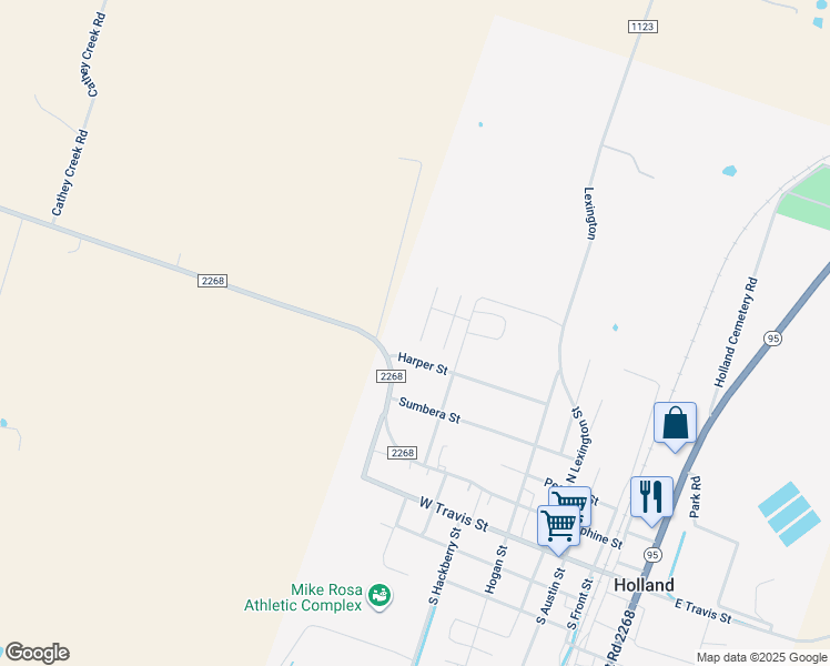 map of restaurants, bars, coffee shops, grocery stores, and more near 606 Harper Street in Holland