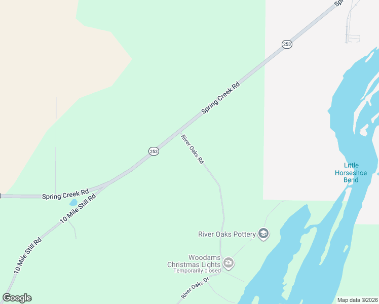 map of restaurants, bars, coffee shops, grocery stores, and more near 122 River Oaks Road in Bainbridge