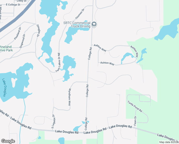 map of restaurants, bars, coffee shops, grocery stores, and more near 1409 College Road in Bainbridge