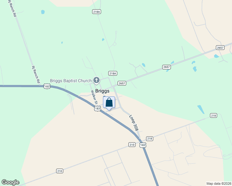 map of restaurants, bars, coffee shops, grocery stores, and more near State Spur 308 in Florence