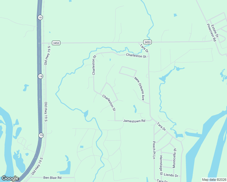map of restaurants, bars, coffee shops, grocery stores, and more near Williamsburg Street in Trinity