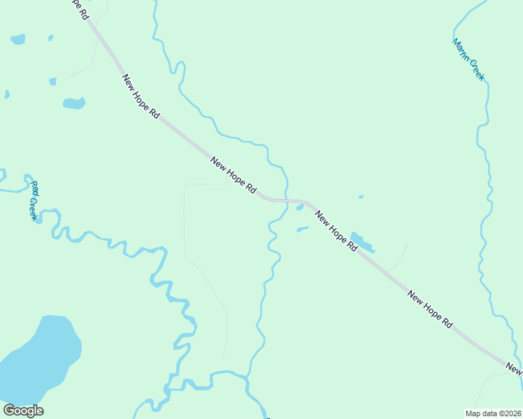 map of restaurants, bars, coffee shops, grocery stores, and more near New Hope Road in Wiggins