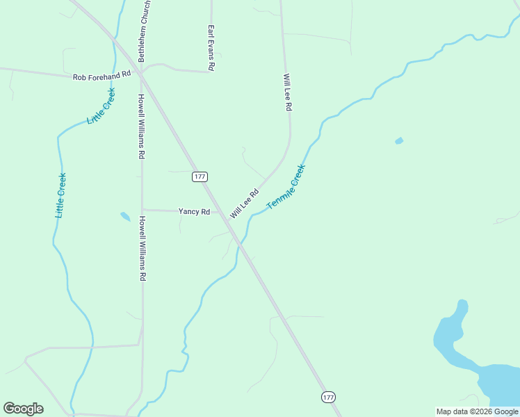 map of restaurants, bars, coffee shops, grocery stores, and more near 1695 Will Lee Road in Bonifay