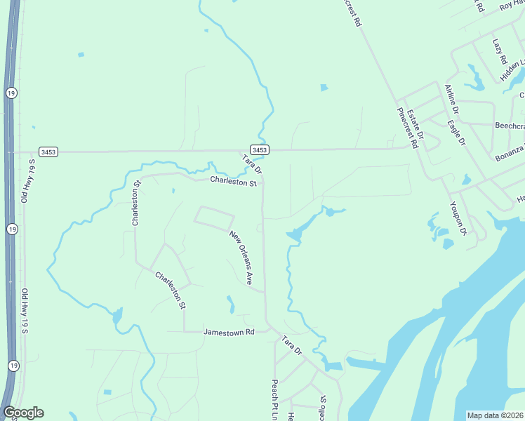 map of restaurants, bars, coffee shops, grocery stores, and more near 13906 Tara Drive in Trinity