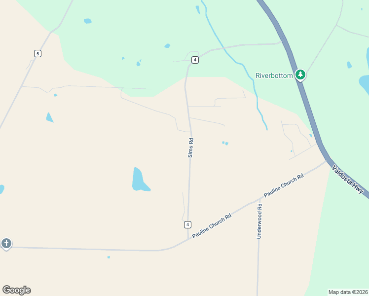 map of restaurants, bars, coffee shops, grocery stores, and more near 440 Sims Road in Quitman