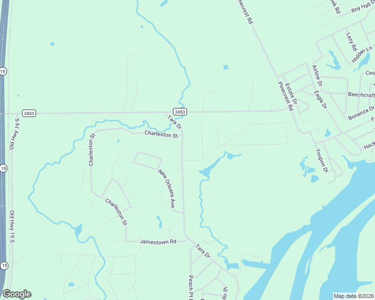 map of restaurants, bars, coffee shops, grocery stores, and more near 13906 Tara Drive in Trinity