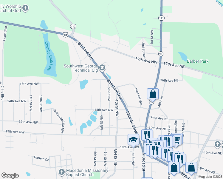 map of restaurants, bars, coffee shops, grocery stores, and more near 1470 5th Street Northwest in Cairo
