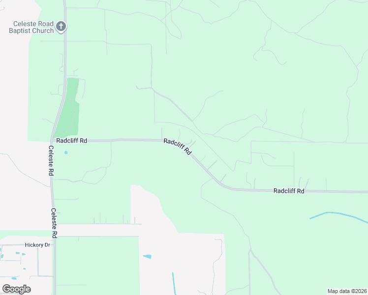 map of restaurants, bars, coffee shops, grocery stores, and more near 3400 Radcliff Road in Saraland