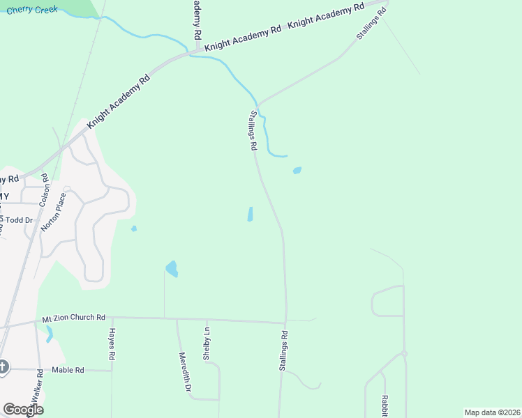 map of restaurants, bars, coffee shops, grocery stores, and more near 3215 Stallings Road in Valdosta
