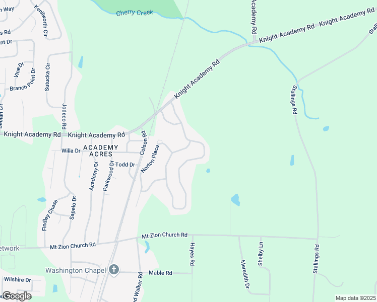 map of restaurants, bars, coffee shops, grocery stores, and more near 3671 Knights Mill Drive in Valdosta
