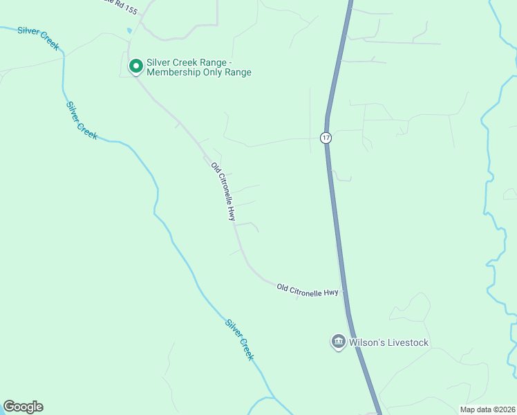 map of restaurants, bars, coffee shops, grocery stores, and more near 9866 Old Citronelle Highway in Chunchula