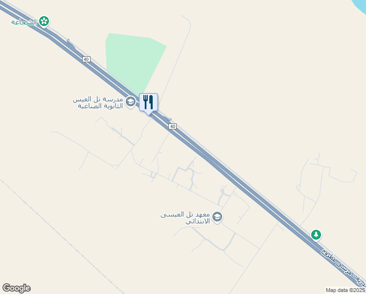 map of restaurants, bars, coffee shops, grocery stores, and more near in El Alamein