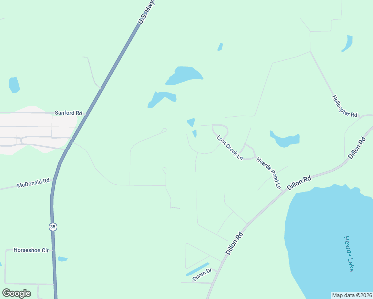 map of restaurants, bars, coffee shops, grocery stores, and more near 203 Stirrup Lane in Thomasville