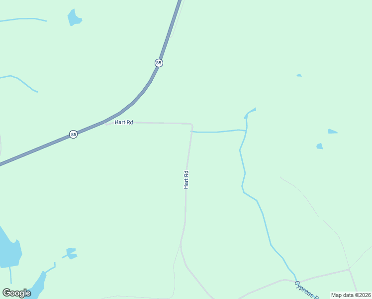 map of restaurants, bars, coffee shops, grocery stores, and more near Hart Road in Laurel Hill