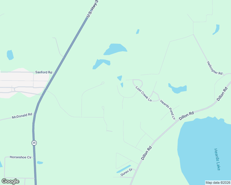 map of restaurants, bars, coffee shops, grocery stores, and more near 203 Stirrup Lane in Thomasville