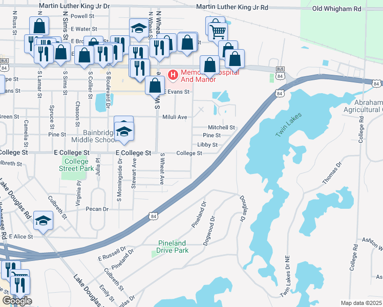 College Street, Bainbridge GA Walk Score