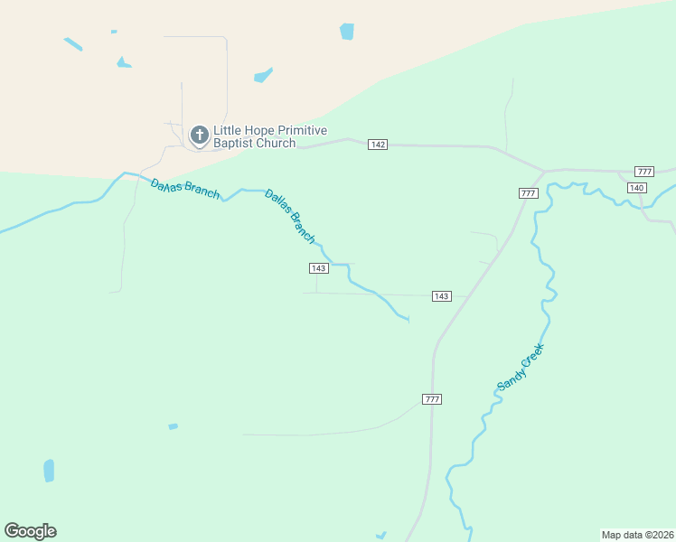 map of restaurants, bars, coffee shops, grocery stores, and more near 601 County Road 143 in Jasper