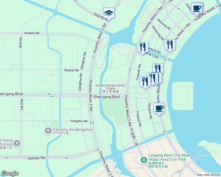 map of restaurants, bars, coffee shops, grocery stores, and more near in 