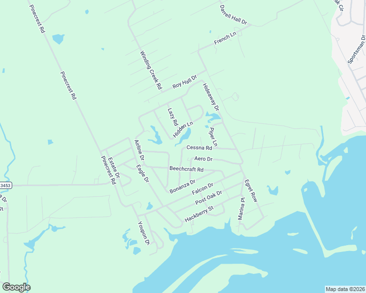 map of restaurants, bars, coffee shops, grocery stores, and more near 280 Cessna Road in Trinity