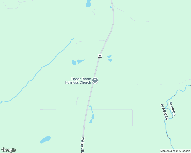 map of restaurants, bars, coffee shops, grocery stores, and more near 46385 Phillipsville Road in Bay Minette