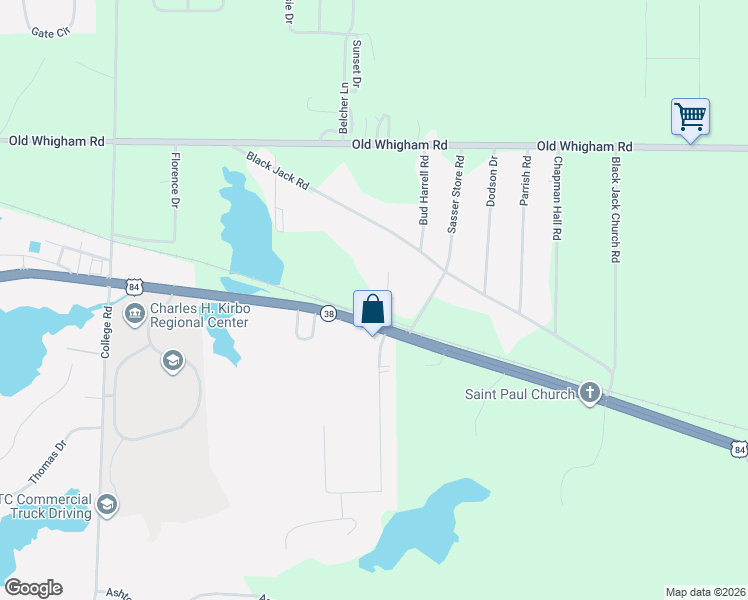 map of restaurants, bars, coffee shops, grocery stores, and more near 158-164 Northside Drive in Bainbridge